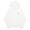 CHAMPION REVERSE WEAVE Mens White Hoodie S Cotton Blend Classic Fit Pullover
