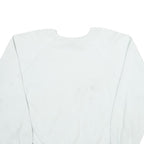 LEE Womens White Sweatshirt Is It June Yet Crew Neck 3XL Cotton Blend Pullover