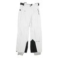 SCOTT USA Womens White Regular Fit Straight Trousers W28 L32 Outdoor Snow
