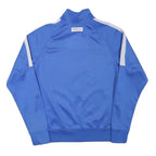 NIKE Mens Blue Jacket S Polyester Blend Plain Zip Track Sports Football Club