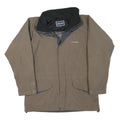 BERGHAUS Womens Brown Outdoor Jacket L Polyester Blend Zip Goretex