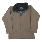 BERGHAUS Womens Brown Outdoor Jacket L Polyester Blend Zip Goretex