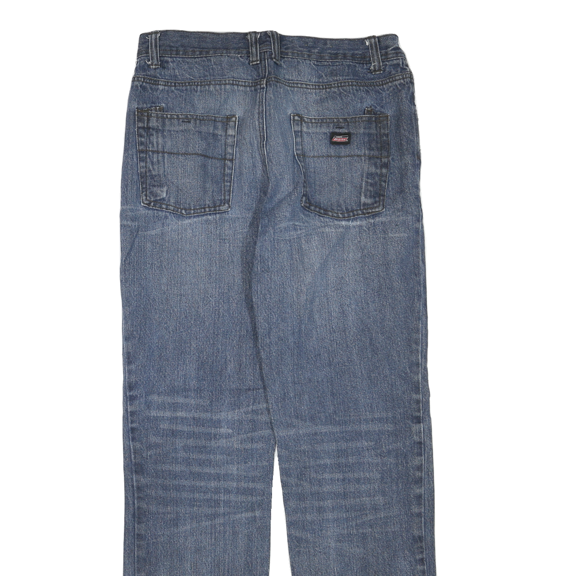 DICKIES Womens Regular Fit Blue Denim Jeans W30 L32 Zip Cotton Blend Casual