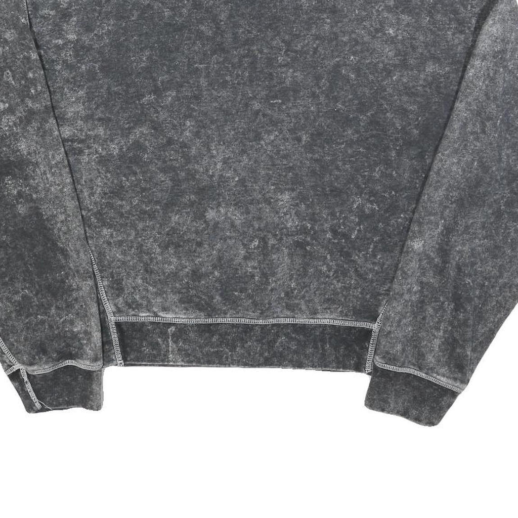 NIKE Womens Black Pullover Sweatshirt M Cotton Blend Crew Neck Vintage Style