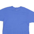 CHAMPION Mens Blue XL T-Shirt Short Sleeve Crew Neck Cotton Casual Top