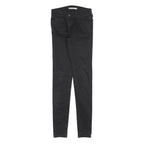 LEVI'S 710 Womens Jeans Black Slim Skinny Denim W26 L32 Stretch Zip Fly