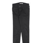 LEVI'S 710 Womens Jeans Black Slim Skinny Denim W26 L32 Stretch Zip Fly