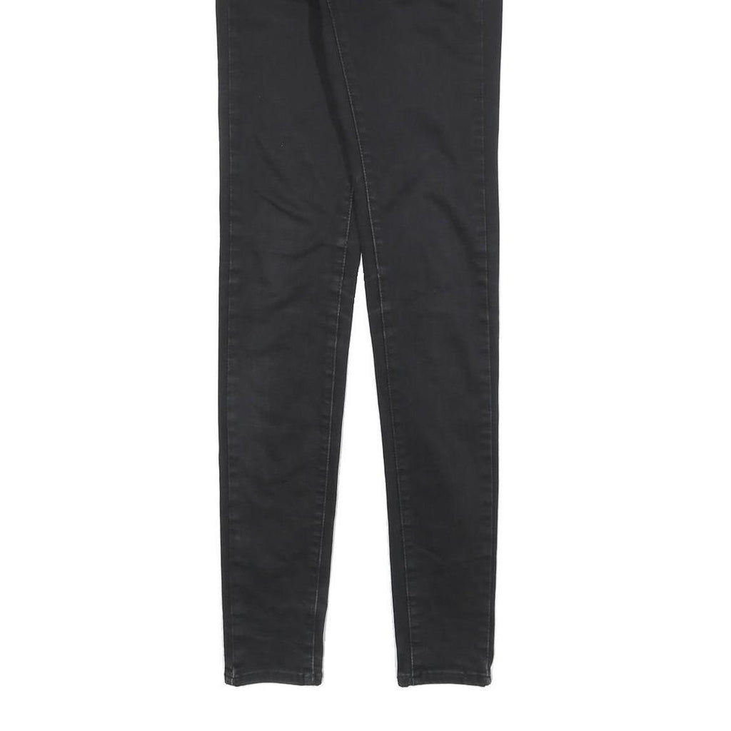 LEVI'S 710 Womens Jeans Black Slim Skinny Denim W26 L32 Stretch Zip Fly