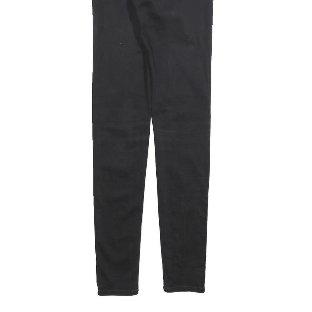 LEVI'S 710 Womens Jeans Black Slim Skinny Denim W26 L32 Stretch Zip Fly