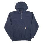 CARHARTT Mens Blue Hoodie L