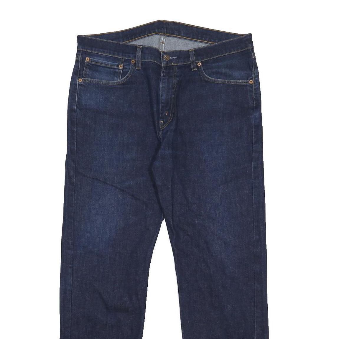 LEVI'S 751 Mens Jeans Blue Regular Straight Denim Medium W38 L32 Classic Zip