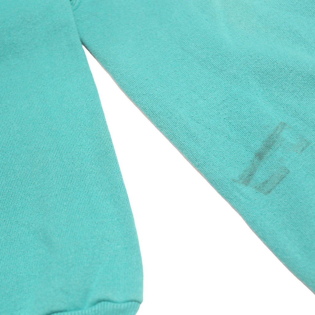 HANES Womens Green Pebble Beach California Crew Neck M Cotton Blend Sweatshirt
