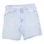 WRANGLER Mens Light Blue Denim Shorts L W36 Casual Cotton Blend Summer