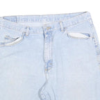 WRANGLER Mens Light Blue Denim Shorts L W36 Casual Cotton Blend Summer