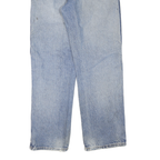 DICKIES Mens Jeans Blue Regular Straight Denim Light W36 L32 Classic Workwear