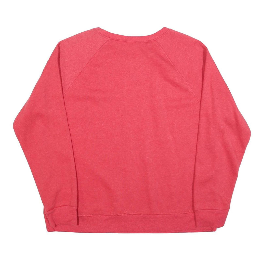 TIME AND TRU Womens Red Sweatshirt XL Crew Neck Casual Pullover Cotton Blend