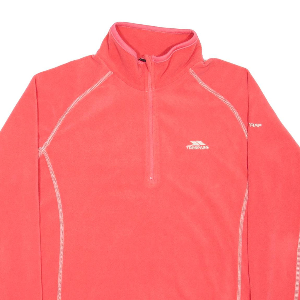 TRESPASS Womens Fleece Pink 1/4 Zip M