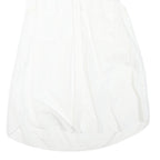 ZARA Womens White Sleeveless Shirt Collared Top M Lightweight Casual