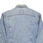 LEVI'S Mens Blue Cotton Denim Jacket L Button Closure Classic Style