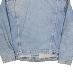 LEVI'S Mens Blue Cotton Denim Jacket L Button Closure Classic Style