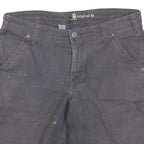 CARHARTT Womens Shorts Grey Original Fit M W32 Cotton Blend Durable Workwear