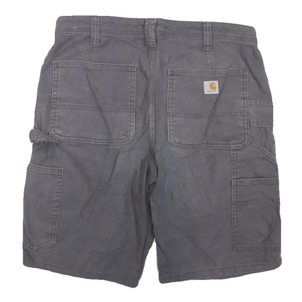 CARHARTT Womens Shorts Grey Original Fit M W32 Cotton Blend Durable Workwear