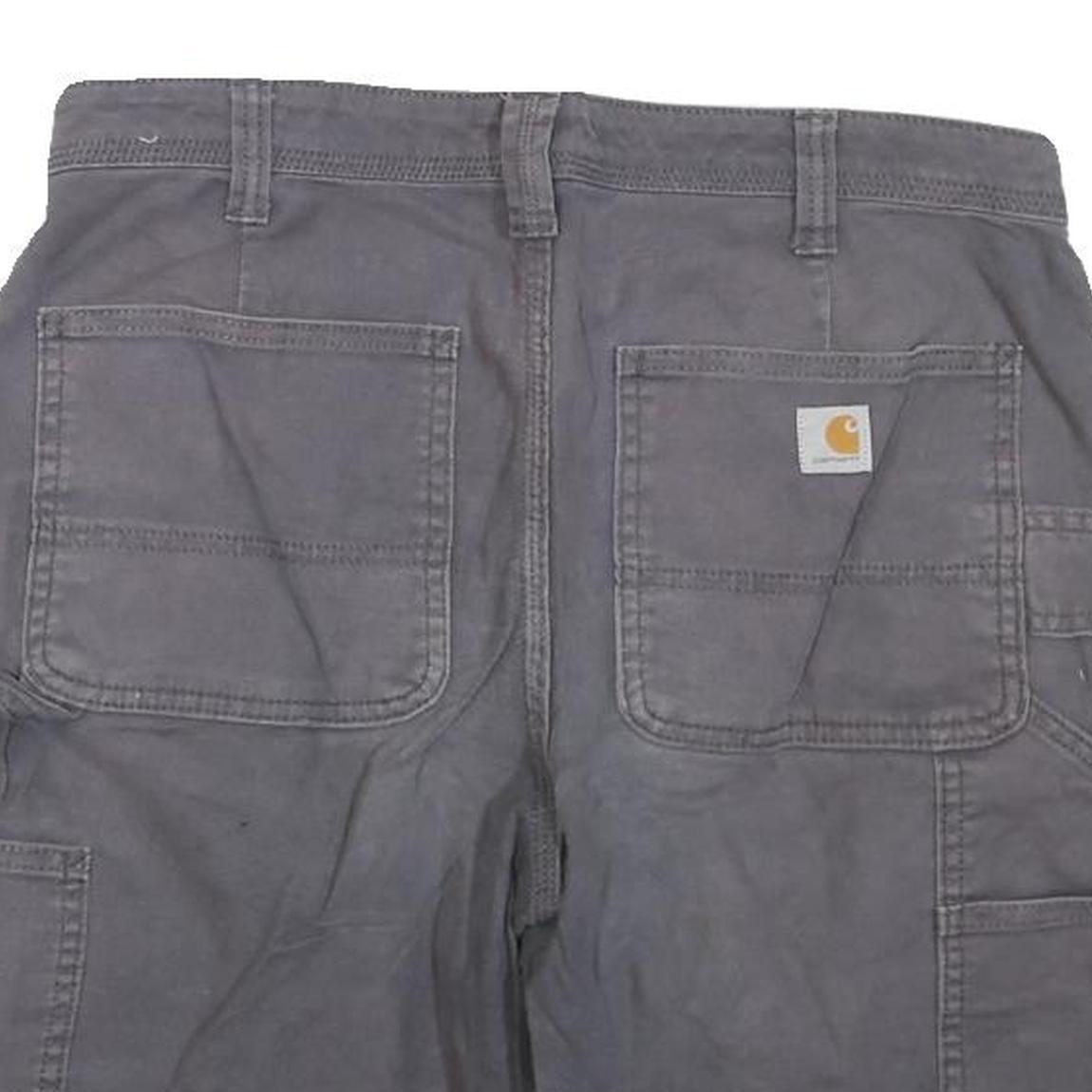 CARHARTT Womens Shorts Grey Original Fit M W32 Cotton Blend Durable Workwear