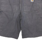 CARHARTT Womens Shorts Grey Original Fit M W32 Cotton Blend Durable Workwear