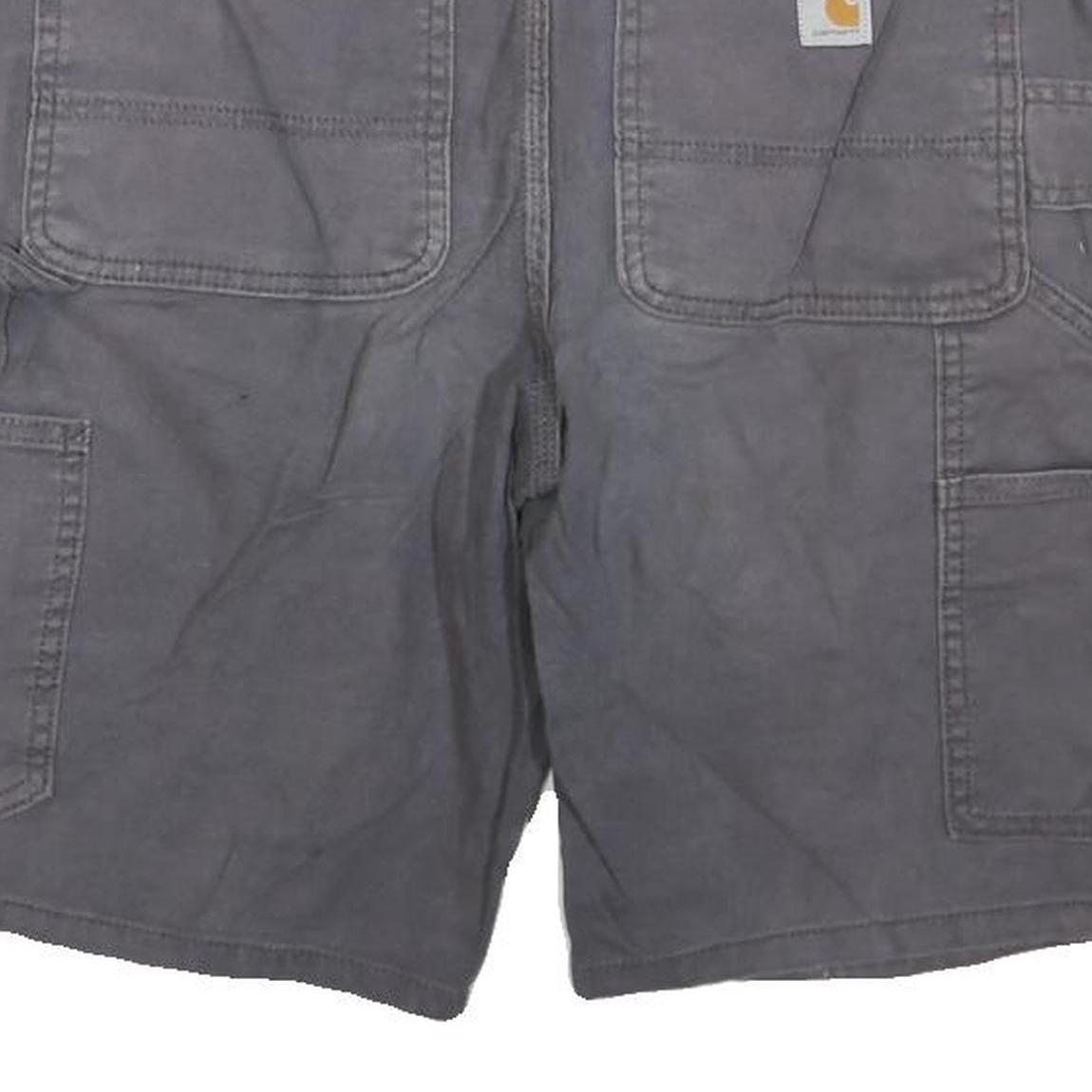 CARHARTT Womens Shorts Grey Original Fit M W32 Cotton Blend Durable Workwear