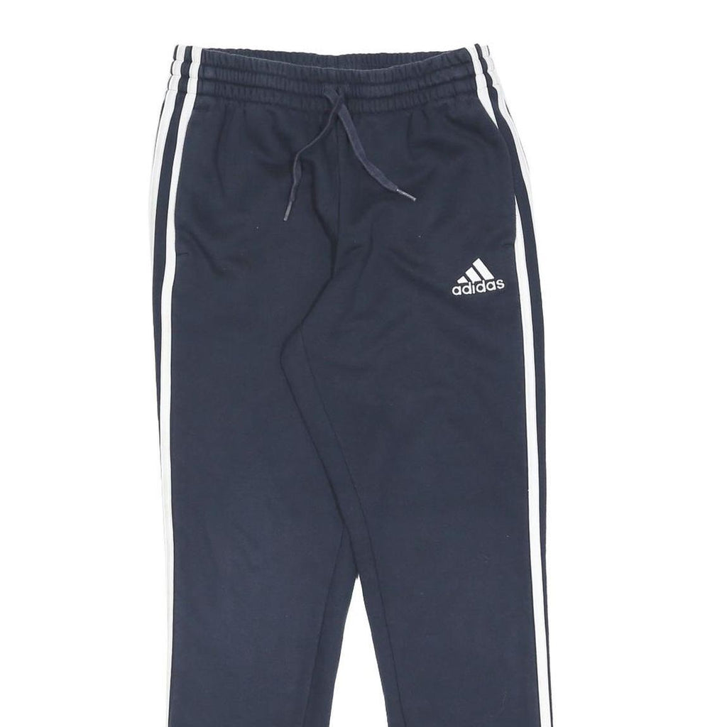 ADIDAS Womens Joggers Navy Blue & White Slim Tapered S W24 L27 Sportswear