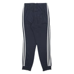 ADIDAS Womens Joggers Navy Blue & White Slim Tapered S W24 L27 Sportswear