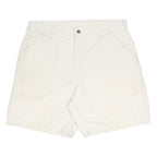 CARHARTT Mens Shorts White Casual Cotton L W36 Workwear Pockets