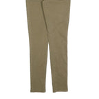 LEVI'S 721 Womens Slim Skinny Jeans Olive Cotton Blend W26 L30 Stylish Zip
