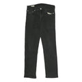 LEVI'S 511 Big E Mens Slim Black Denim Raw Jeans W30 L30 Classic Zip