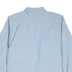 CARHARTT Mens Blue Cotton Blend Work Shirt XL Casual Button-Down Utility