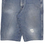 WRANGLER Mens Denim Shorts Blue XL W34 Classic Fit Cotton Blend Casual