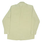 DICKIES Mens Plain Shirt Beige Long Sleeve L