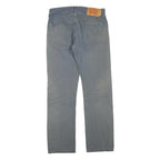 LEVI'S 501 Mens Jeans Blue Regular Straight Denim Rinse W32 L30 Classic Button