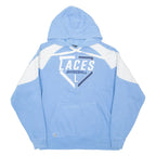 HOLLOWAY Laces Baseball Mens Blue Hoodie USA L