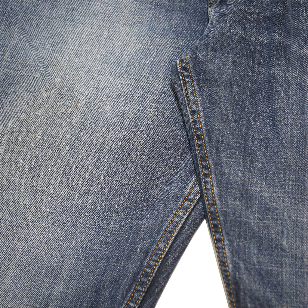 LEVI'S 505 Mens Jeans Blue Regular Straight Denim Medium W36 L32 Classic Zip