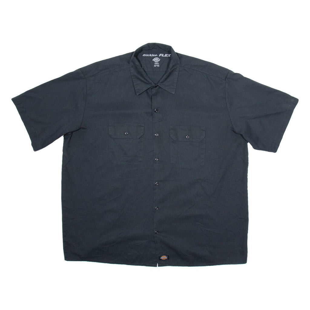 DICKIES Mens Worker Shirt Black 2XL