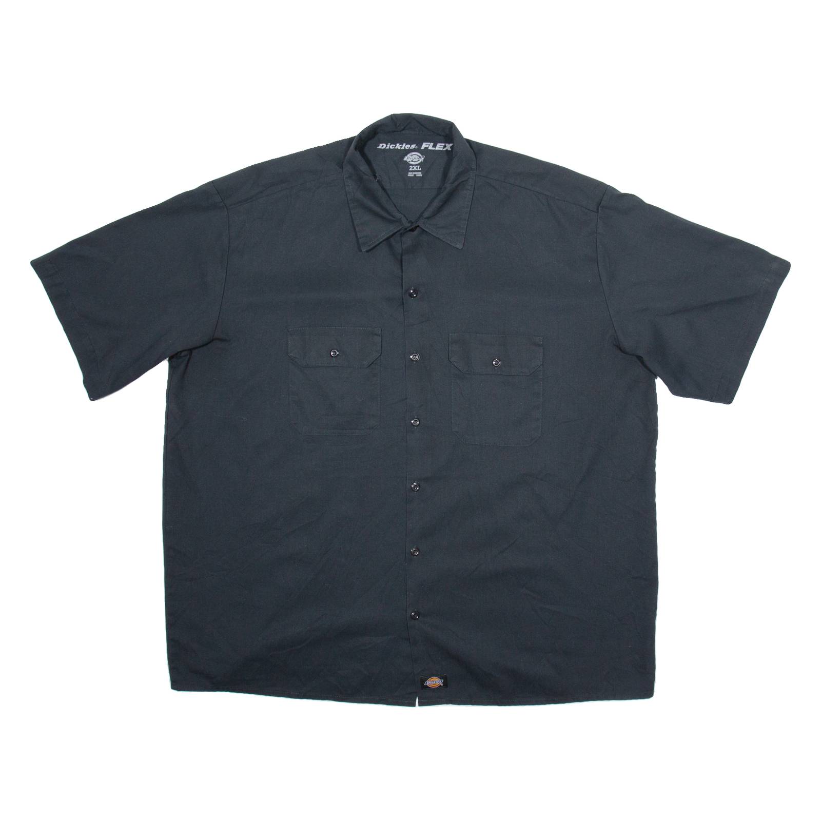 DICKIES Mens Worker Shirt Black 2XL