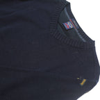 PAUL & SHARK Mens Navy Plain V-Neck Regular Fit Cotton Blend Jumper L