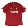 NEW BALANCE 19/20 Liverpool Home Shirt Mens Red Shirt L Short Sleeve Crew Neck
