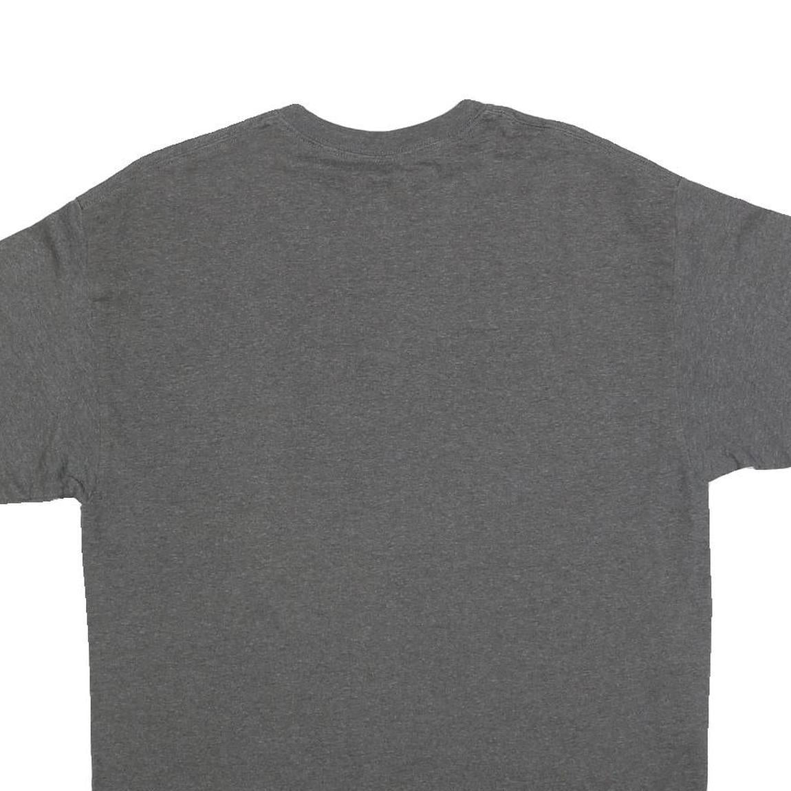 MLB Mens Grey Boston Red Sox Graphic T-Shirt L Short Sleeve Crew Neck Vintage