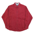 CLUB ROOM Mens Red Shirt L Button-Down Cotton Blend Casual Classic Fit