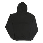 PUMA Womens Black Pullover Hoodie M Cotton Blend Casual Logo Sweatshirt