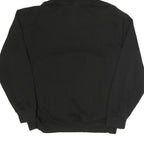 PUMA Womens Black Pullover Hoodie M Cotton Blend Casual Logo Sweatshirt