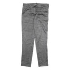 CAMOMILLA Womens Polyester Blend Grey Slim Straight Trousers W32 L30 Smart