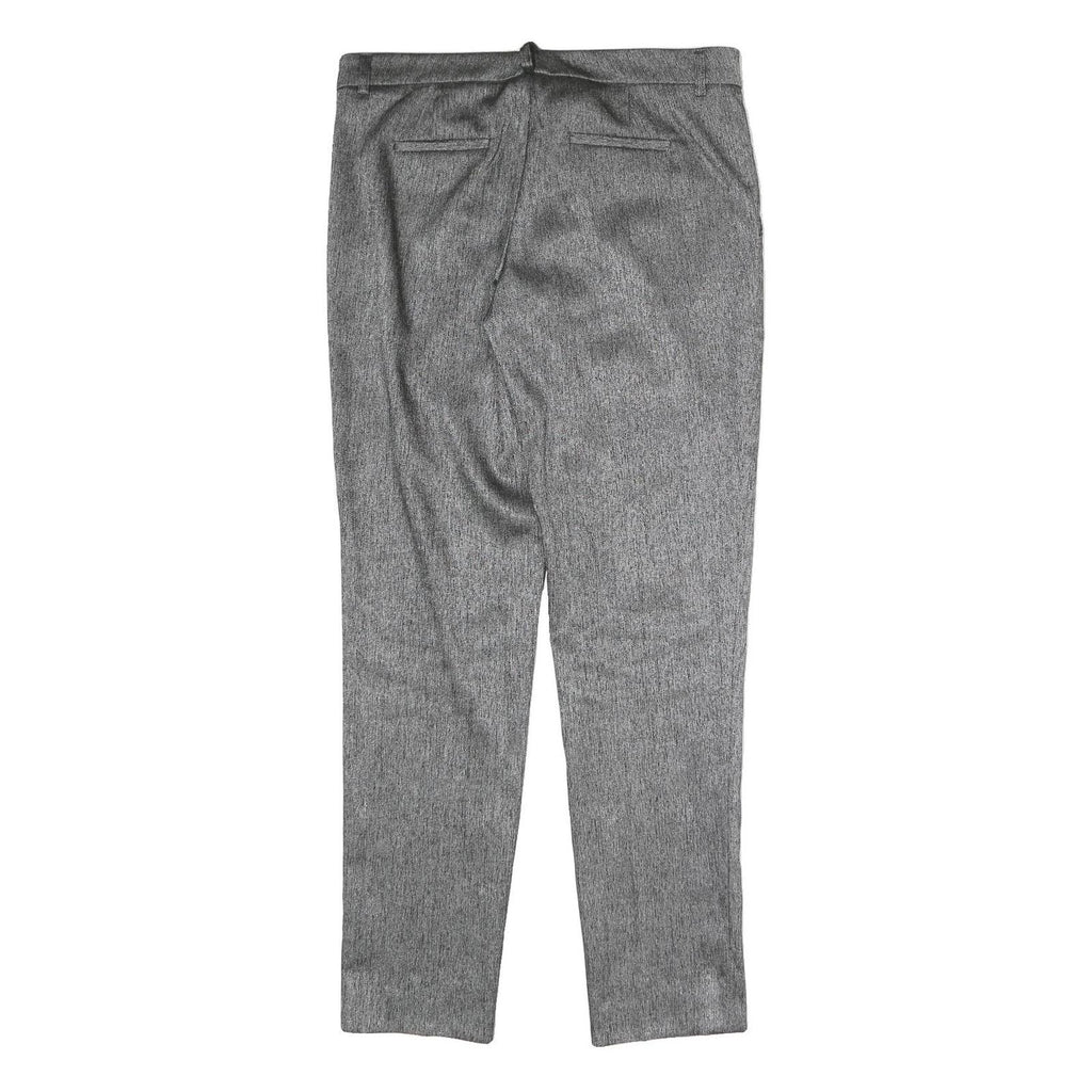 CAMOMILLA Womens Polyester Blend Grey Slim Straight Trousers W32 L30 Smart